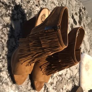 Vince Camuto fringe bootie - size 8 worn twice
